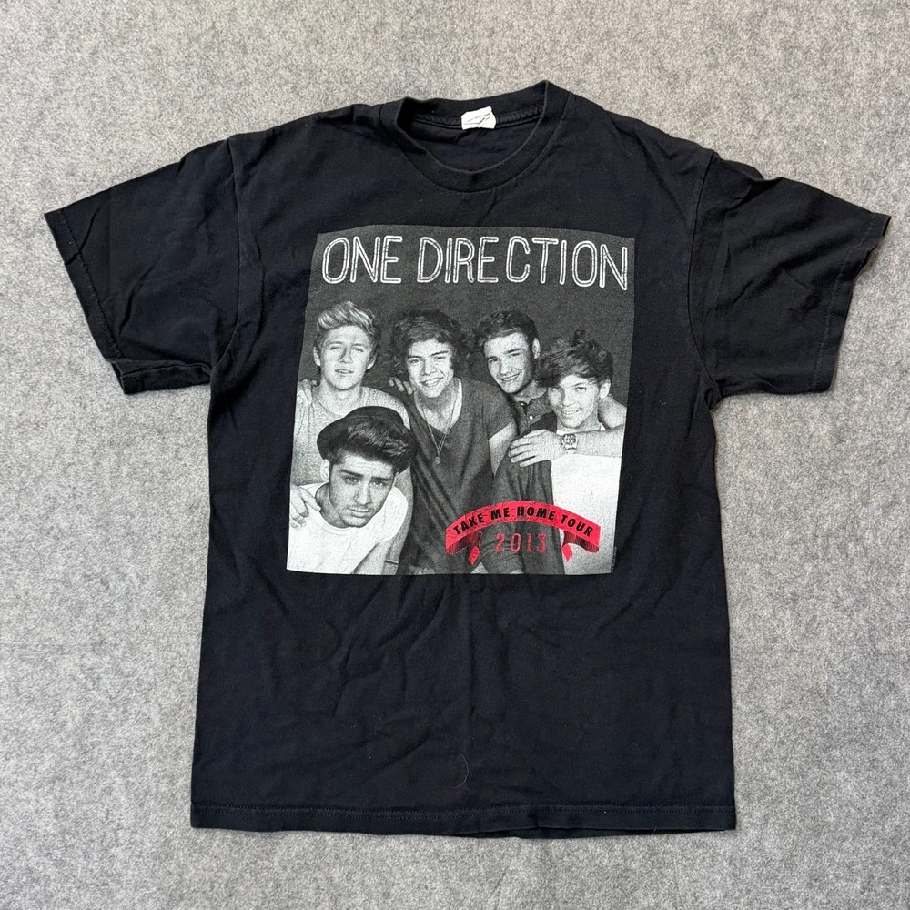 One Direction Take Me Home Tour 2013 Short Sleeve T-Shirt Unisex Size Medium
